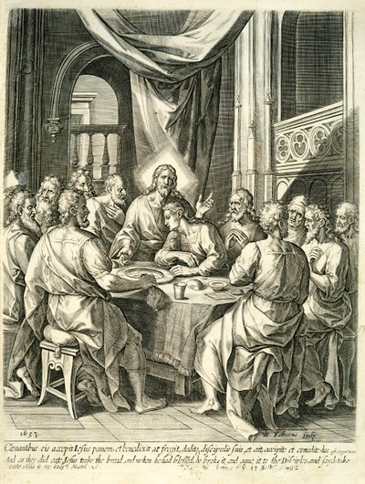 The Last Supper, 1653 by William Faithorne